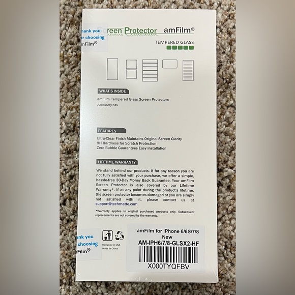 amFilm Screen Protector 4.7“ for Apple iPhone - Picture 1 of 2